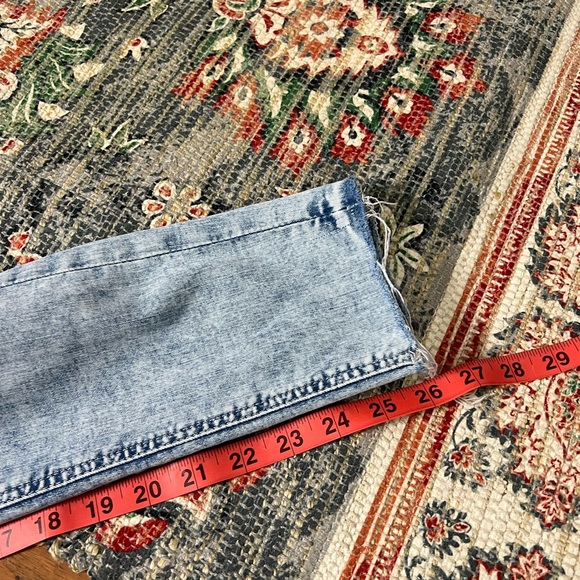 Old Navy rockstar super skinny raw frayed hem denim jeans - Picture 8 of 8